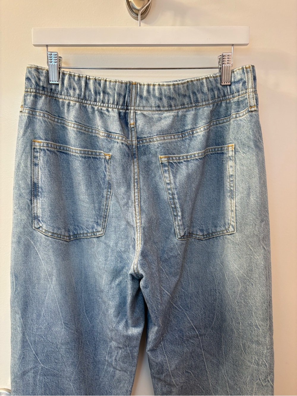 RAG & Bone Miramar Light Blue Denim Jogger Pants NWT Size M •Waist 15-20• - Picture 9 of 11